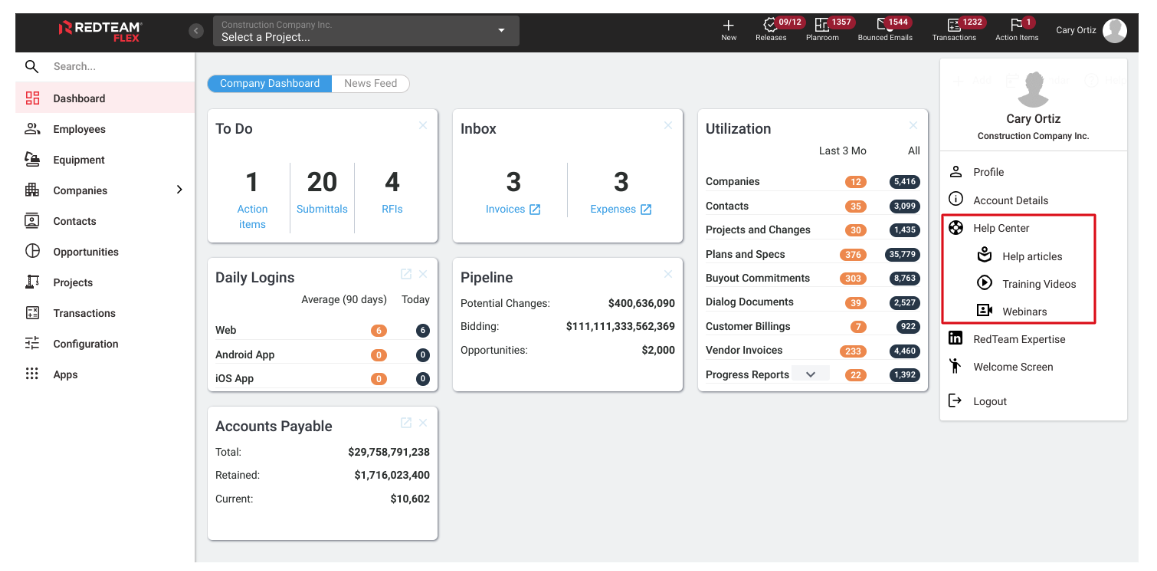RedTeam Flex Help Center update